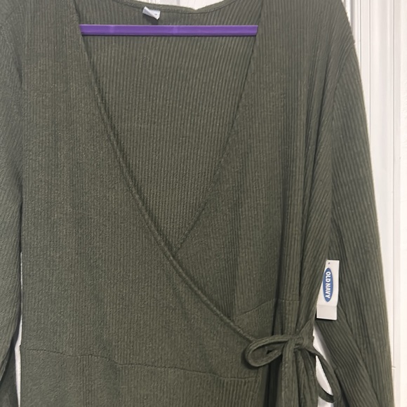 Old navy emerald green wrap dress. BRAND NEW SIZE XXL - Picture 2 of 6